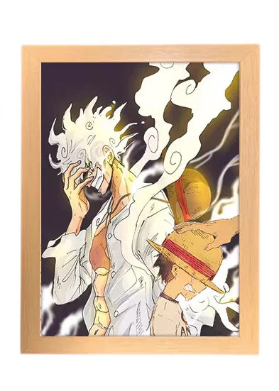 One Piece LED Bilderrahmen - Luffy Gear 5th - boxyos