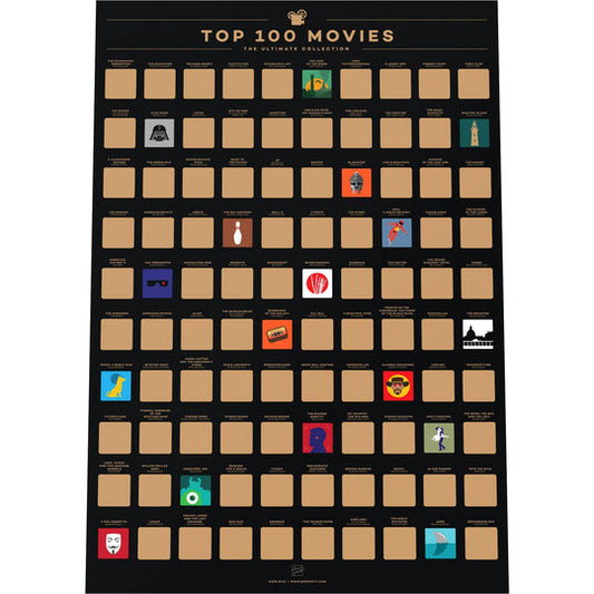 100 Film Ideen Bucket List Poster - boxyos